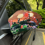 Falling Poker Chips Print Car Side Mirror Covers