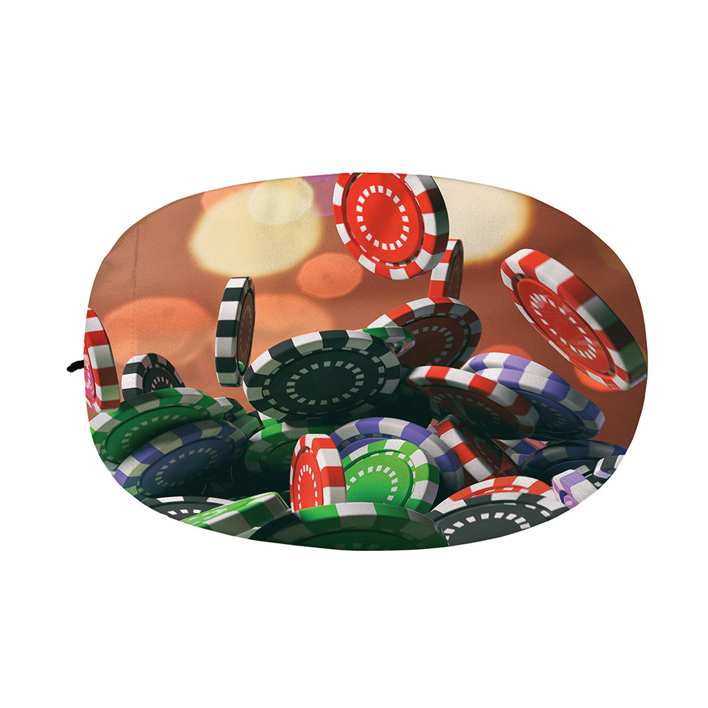 Falling Poker Chips Print Car Side Mirror Covers
