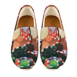 Falling Poker Chips Print Casual Shoes