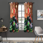 Falling Poker Chips Print Curtain