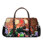 Falling Poker Chips Print Duffle Bag