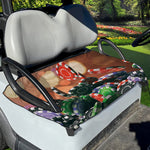 Falling Poker Chips Print Golf Cart Seat Cover