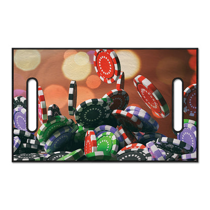 Falling Poker Chips Print Golf Cart Seat Cover