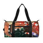 Falling Poker Chips Print Gym Bag