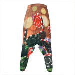 Falling Poker Chips Print Hammer Pants