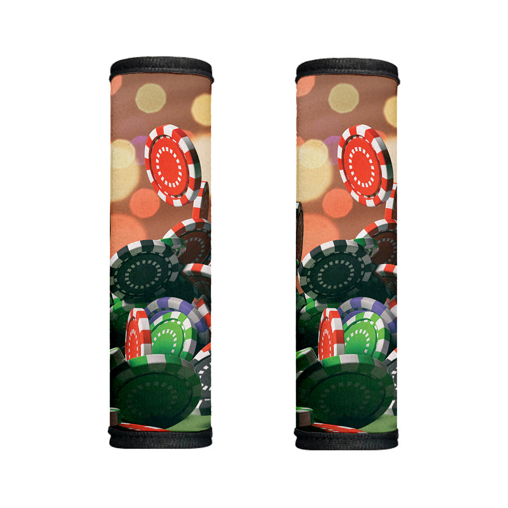 Falling Poker Chips Print Handle Covers