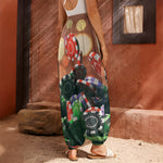 Falling Poker Chips Print Harem Pants