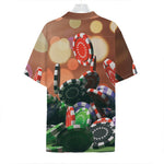 Falling Poker Chips Print Hawaiian Shirt