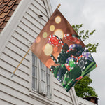 Falling Poker Chips Print House Flag