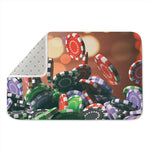 Falling Poker Chips Print Indoor Door Mat