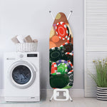 Falling Poker Chips Print Ironing Board Cover