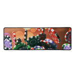 Falling Poker Chips Print Long Kitchen Mat