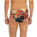 Falling Poker Chips Print Men's Briefs