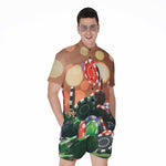 Falling Poker Chips Print Men's Rompers