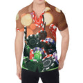 Falling Poker Chips Print Men's Shirt