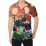 Falling Poker Chips Print Men's Shirt