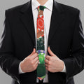 Falling Poker Chips Print Necktie
