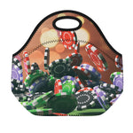 Falling Poker Chips Print Neoprene Lunch Bag
