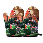 Falling Poker Chips Print Oven Mitts