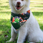 Falling Poker Chips Print Over The Collar Dog Bandana