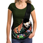 Falling Poker Chips Print Pet Sling Carrier