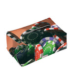 Falling Poker Chips Print Rectangle Tissue Box Cover