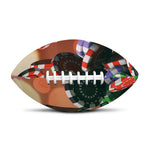 Falling Poker Chips Print Rugby Ball