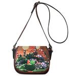 Falling Poker Chips Print Saddle Bag