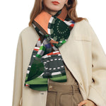 Falling Poker Chips Print Scarf