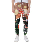 Falling Poker Chips Print Scuba Joggers