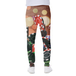 Falling Poker Chips Print Scuba Joggers