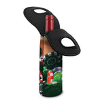 Falling Poker Chips Print Single Neoprene Wine Tote