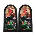 Falling Poker Chips Print Skillet Handle Cover