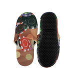 Falling Poker Chips Print Slippers