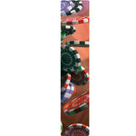Falling Poker Chips Print Table Runner