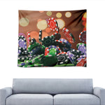 Falling Poker Chips Print Tapestry