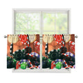 Falling Poker Chips Print Tier Curtains