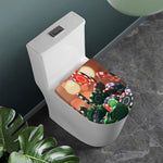 Falling Poker Chips Print Toilet Lid Cover