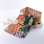Falling Poker Chips Print Towel