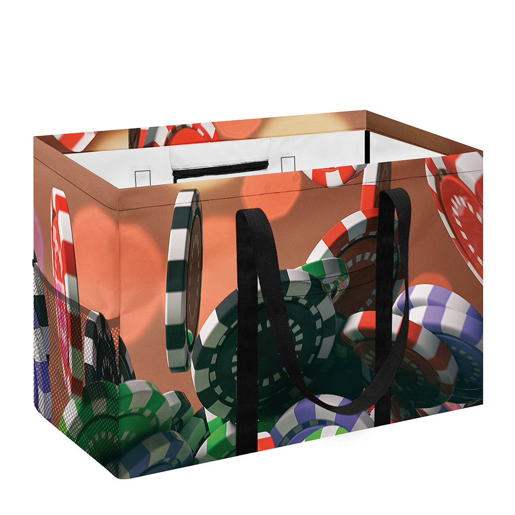 Falling Poker Chips Print Utility Tote Bag