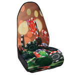 Falling Poker Chips Print Waterproof Car Seat Cover