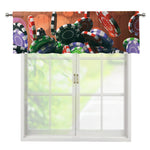 Falling Poker Chips Print Window Valance