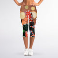 Falling Poker Chips Print Women's Capri Leggings