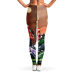 Falling Poker Chips Print Women's Leggings