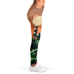 Falling Poker Chips Print Women's Leggings