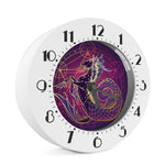Fantastic Capricorn Sign Print Alarm Clock