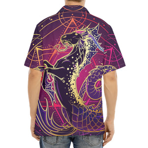 Fantastic Capricorn Sign Print Aloha Shirt