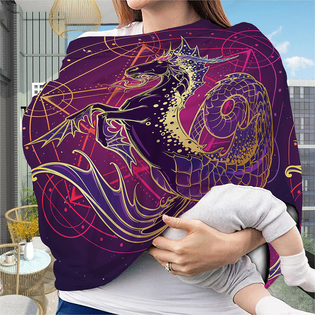 Fantastic Capricorn Sign Print Baby Seat Cover