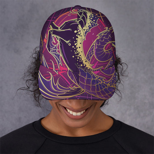 Fantastic Capricorn Sign Print Baseball Cap