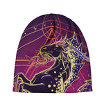 Fantastic Capricorn Sign Print Beanie
